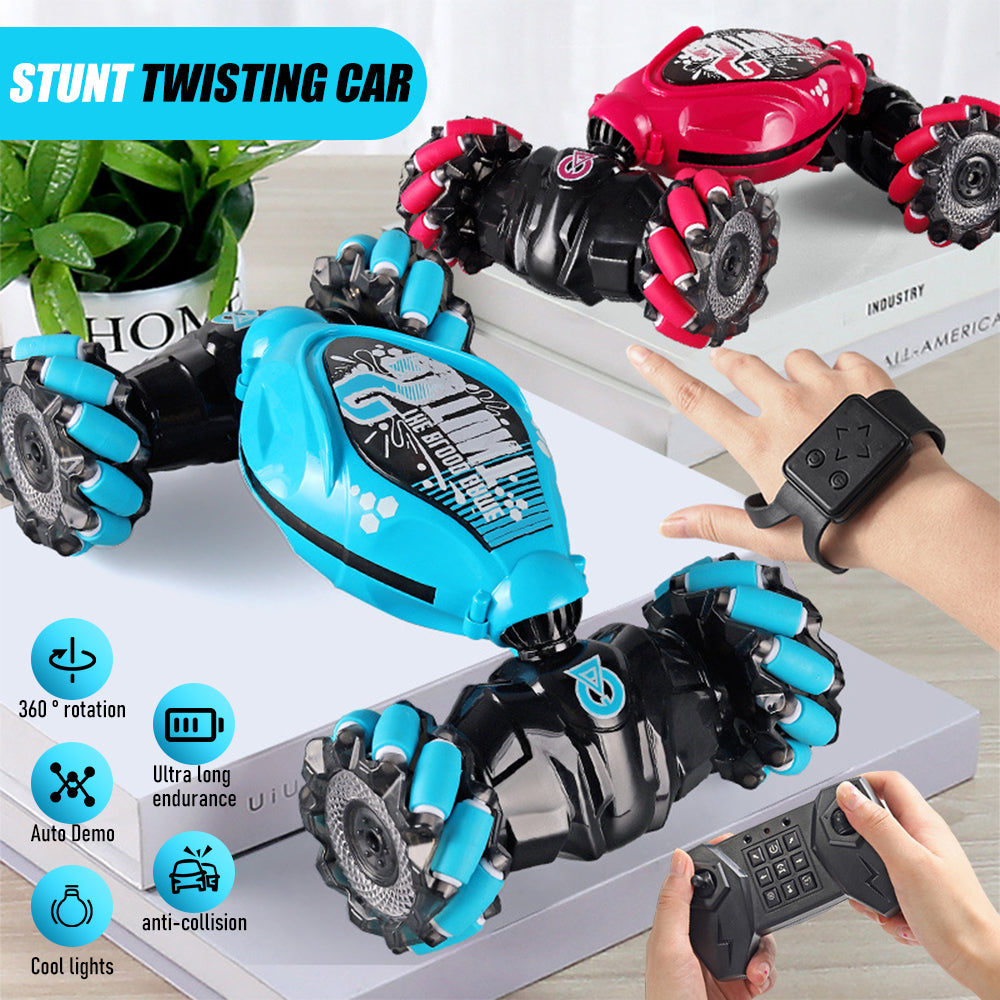 MDHAND Gesture Sensing RC Car, 1:14 Scale Remote Control Car for Boys Girls, Hand Controlled RC Car for Kids, 360° Flips Gesture RC Stunt Car with Lights Music for 5-11 Yrs Children