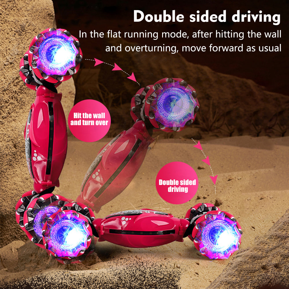 MDHAND Gesture Sensing RC Car, 1:14 Scale Remote Control Car for Boys Girls, Hand Controlled RC Car for Kids, 360° Flips Gesture RC Stunt Car with Lights Music for 5-11 Yrs Children