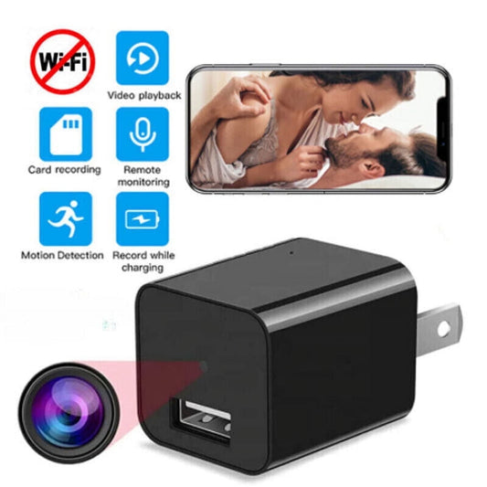 Mini Camera,1080p USB Wireless Charger Camera, Video Voice Recorder Home Security System