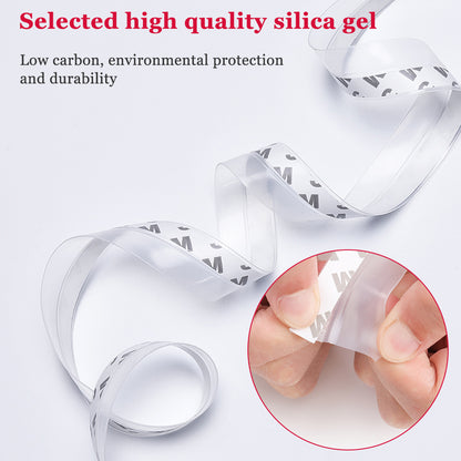 MDHAND 25/45MM Silicone Rubber Sealing Strip, Window Door Weather Stripping Seal Strip, Household Sealing Tape for Bedroom Living Room