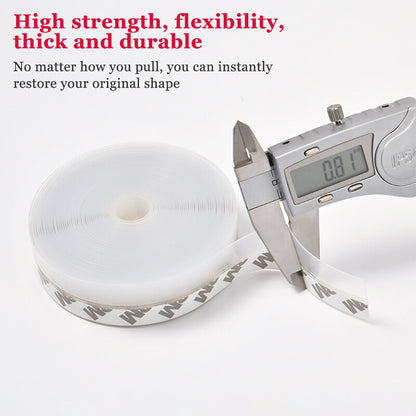 MDHAND 25/45MM Silicone Rubber Sealing Strip, Window Door Weather Stripping Seal Strip, Household Sealing Tape for Bedroom Living Room