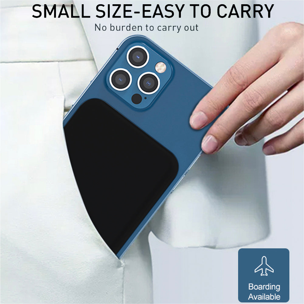 Hendoct 5000mAh Magsafe Battery Pack, 5W Wireless Magnetic Power Bank for iPhone 14/13/12 Series