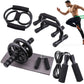 7-in-1 Ab Roller Kit, Exercise Wheel Core Strength Training Abdominal Roller Kit with push-up bar, grips, skipping rope and other home gym fitness equipment for abdominal muscle training