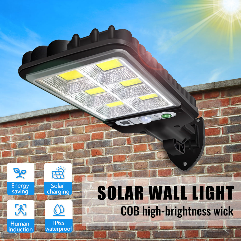 MDHAND Solar Lights Outdoor, LED Solar Powered Motion Sensor Wall Lamp, Durable Security Light for Outside Wall, Garden, Yard, Porch
