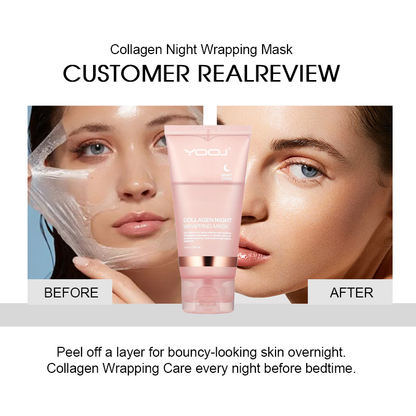 🎁Last day 50% OFF😍Collagen Night Wrapping Mask