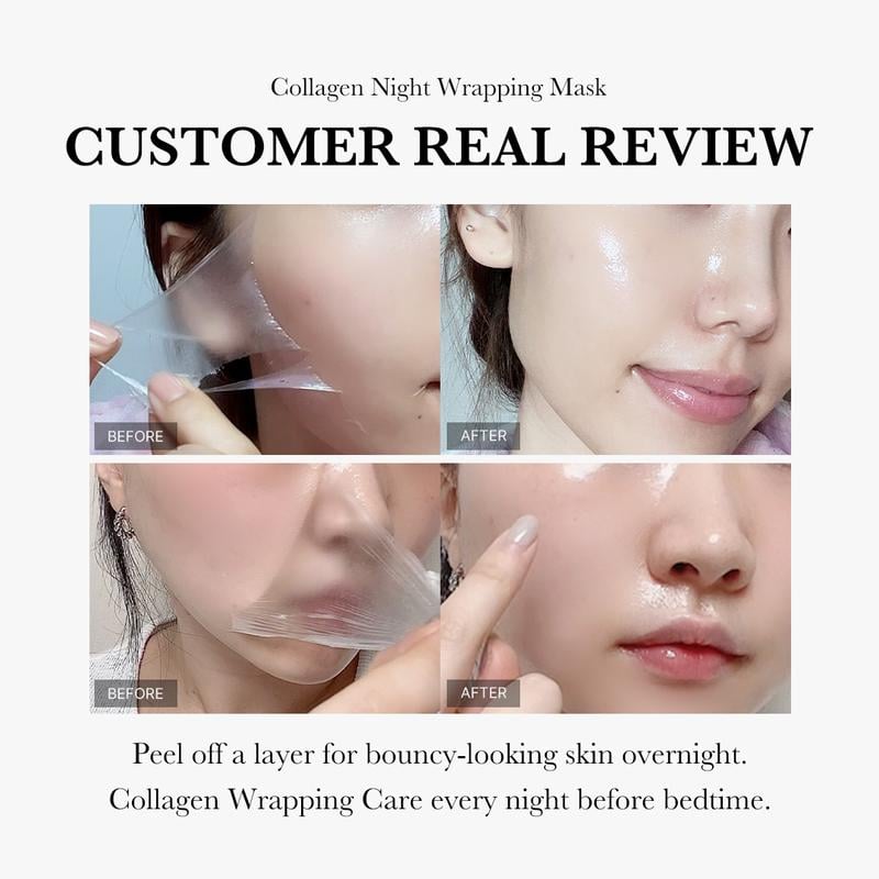 🎁Last day 50% OFF😍Collagen Night Wrapping Mask