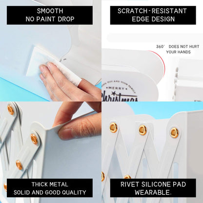 MDHAND Adjustable Bookend, Desk Magazine File Organizer Holder, Desk Organizer and Accessories for Office, Books, Papers, Extends up to 19 inches