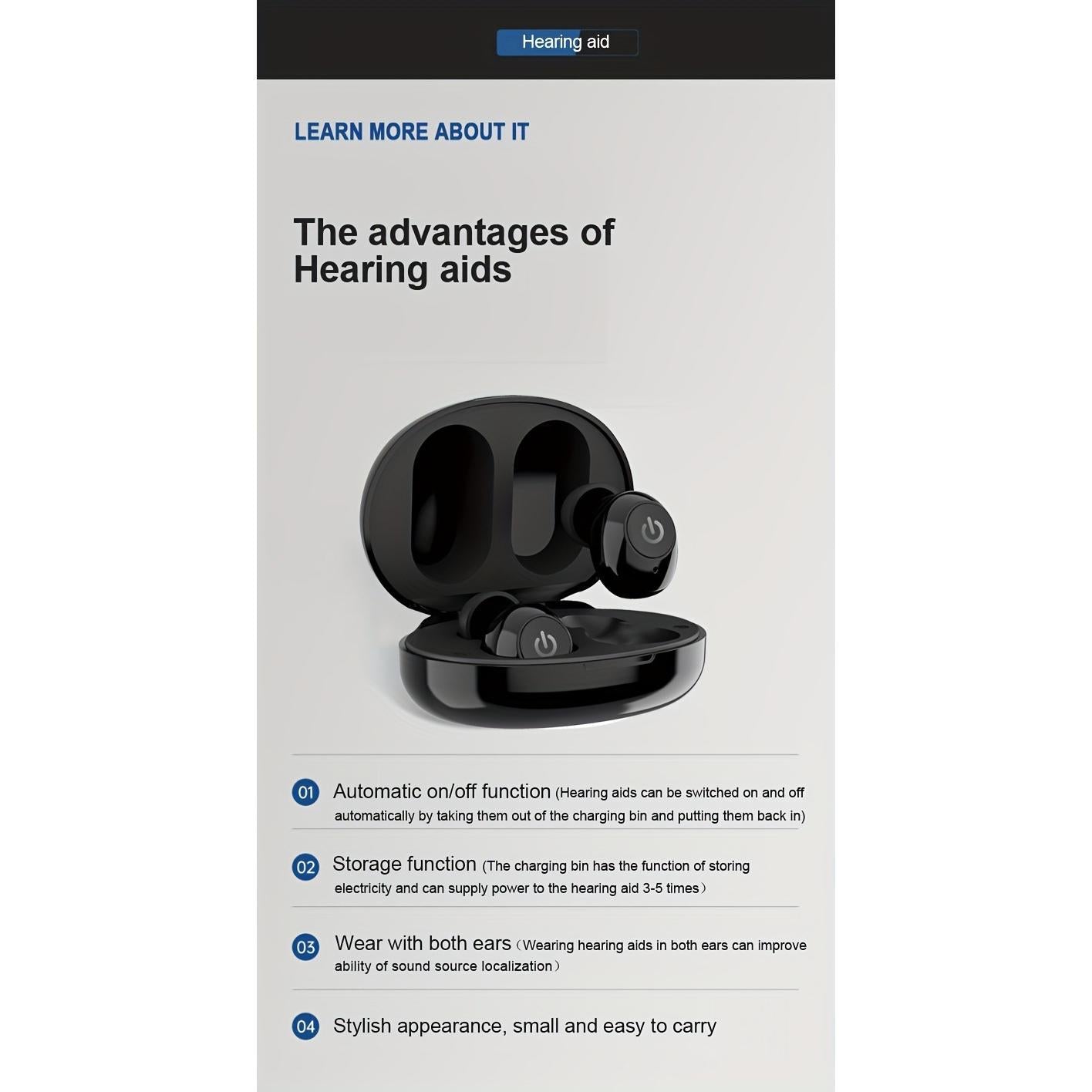 Sound Amplification Earbuds