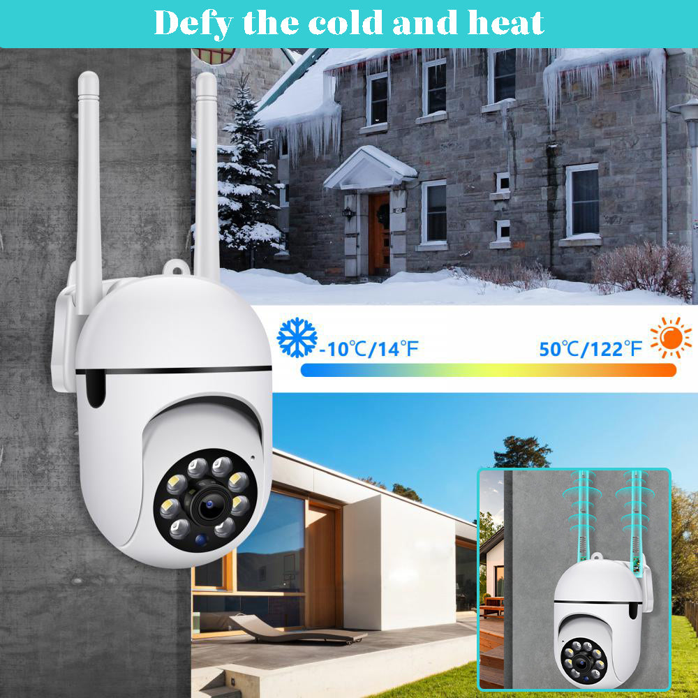 MDHAND Wireless Security Camera for Home, 1080P HD Outdoor Security Camera System, Surveillance Camera with Motion Detection, Color Night Vision