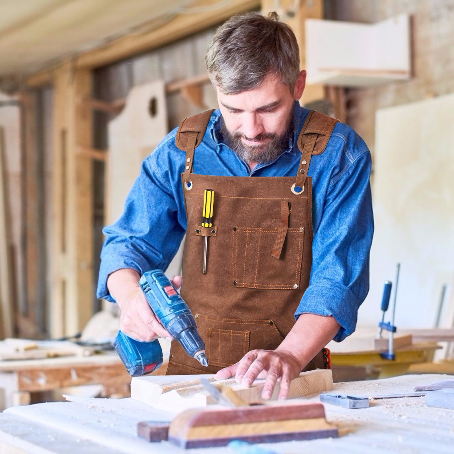 MDHAND Woodworking Apron