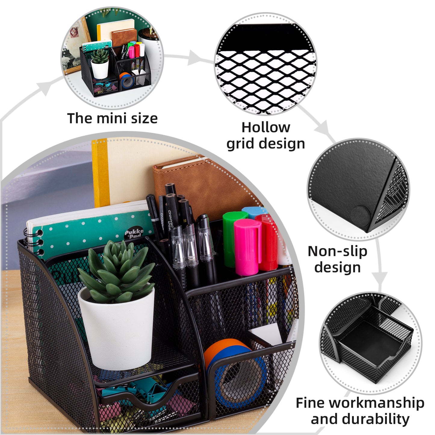 MDHAND Office Desk Organizer and Accessories