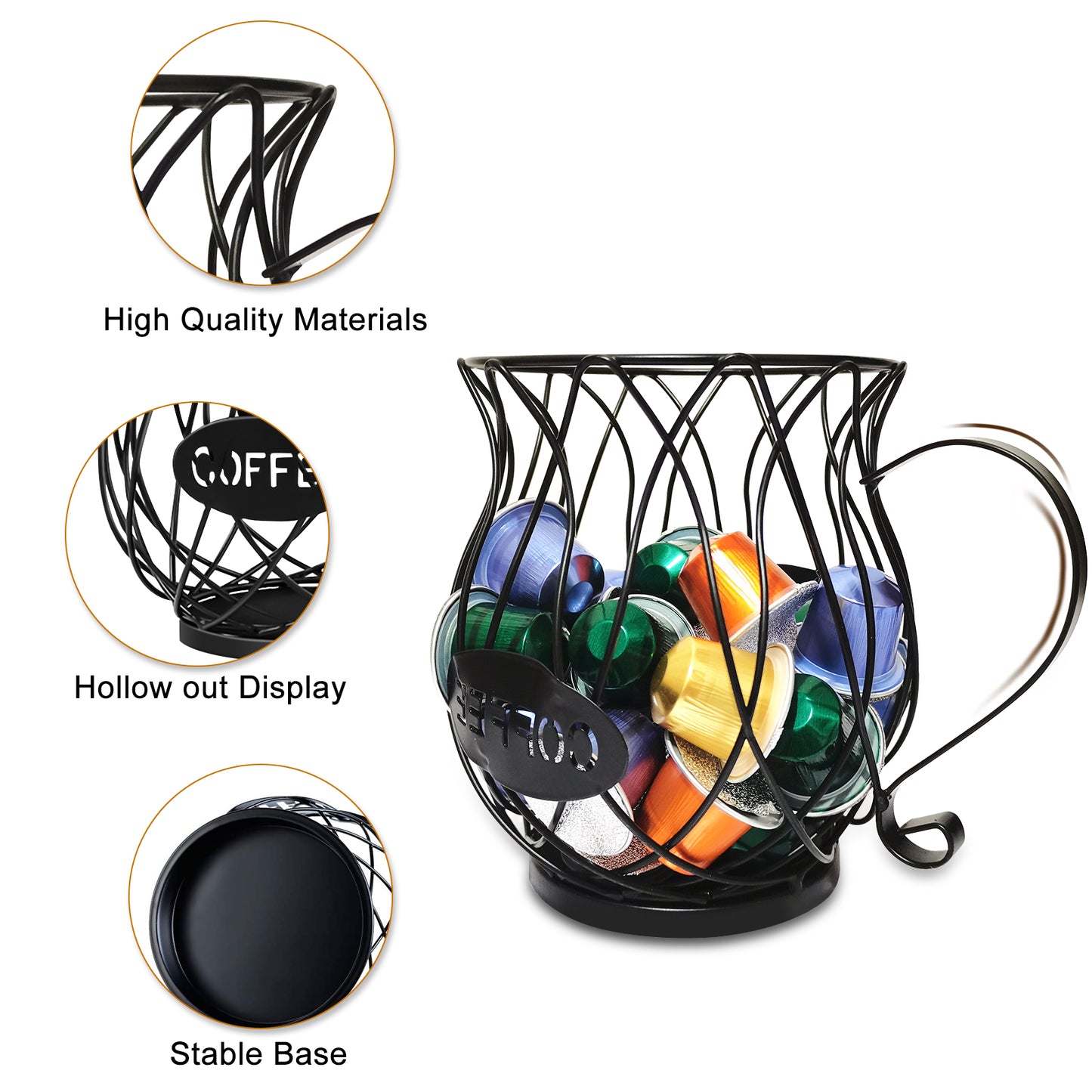 MDHAND K Cup Coffee Pods Organizer Holder