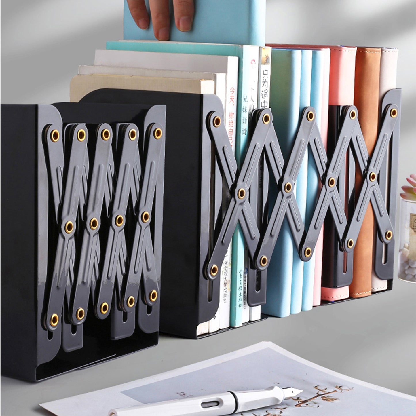 MDHAND Adjustable Desk Magazine File Organizer Holder