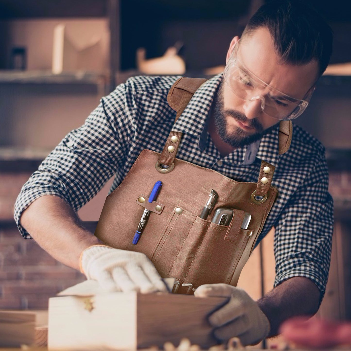 MDHAND Woodworking Apron