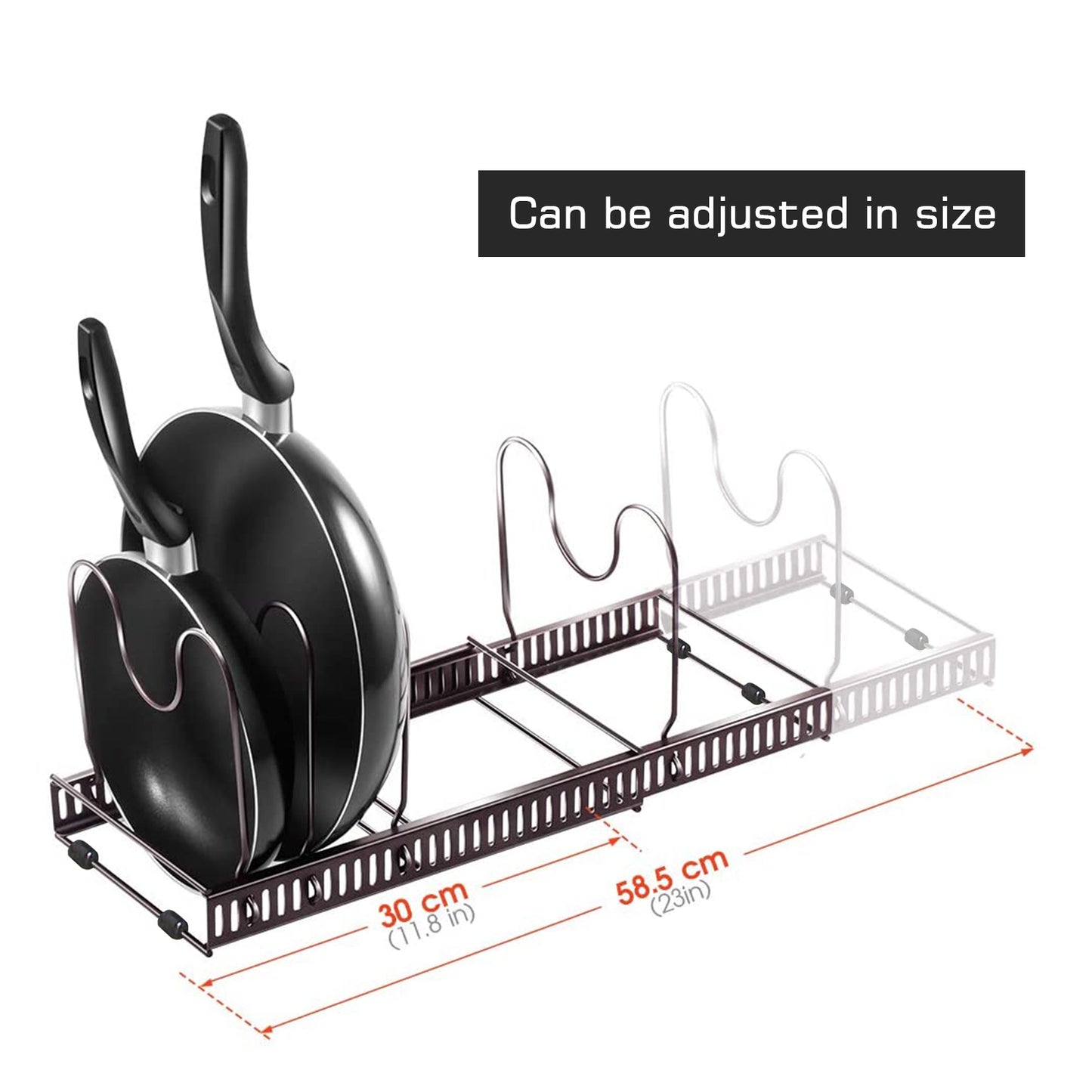 MDHAND Pan Organizer Rack for Cabinet